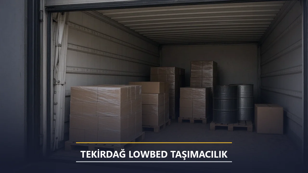 Tekirdağ Lowbed Taşımacılık